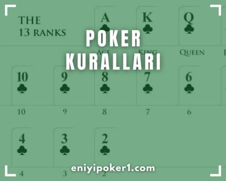 tahminbet Poker Kuralları